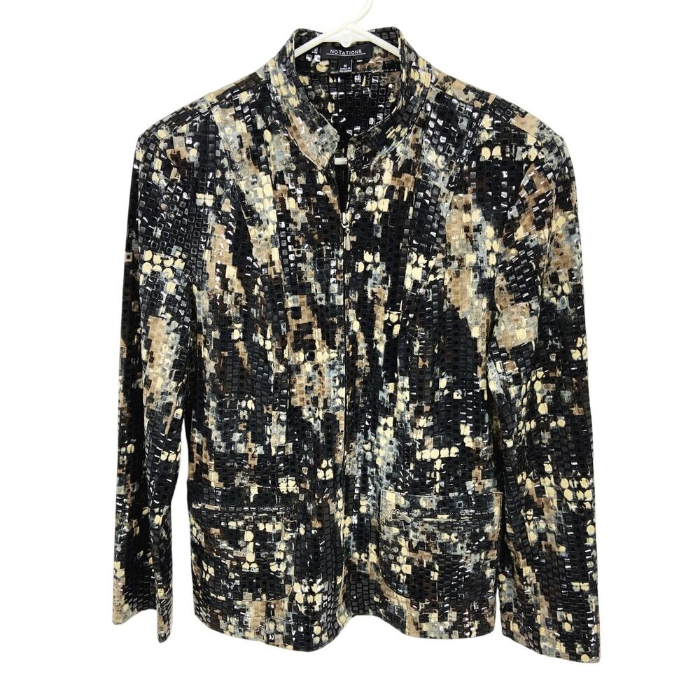 Notations Sparkly Snakeskin Patterned Textured Ja… - image 1